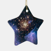 Fireworks in Space Celestial Star Keramisch Ornament (Rechts)