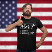 FIREWORKS-INSTRUCTIES T-SHIRT