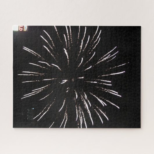 Fireworks Jigzaag Puzzle Legpuzzel (Horizontaal)