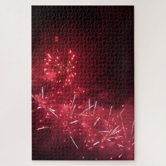 Fireworks Jigzaag Puzzle Legpuzzel (Verticaal)
