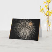 Fireworks-Kaart Kaart (Gele Bloem)