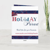 Fireworks-Kaart Kaart (Achterkant)