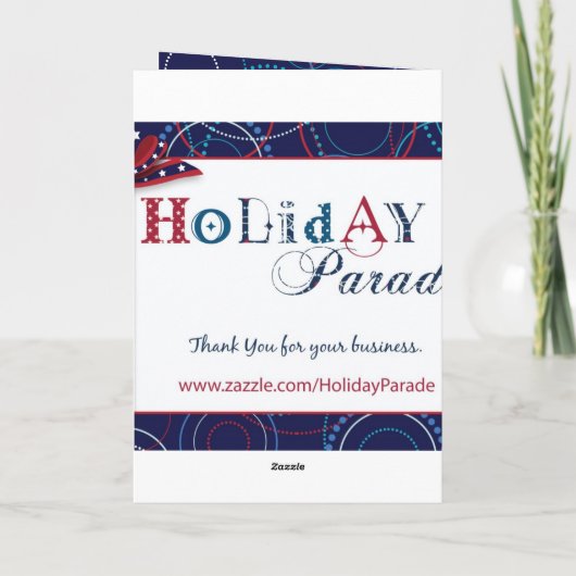 Fireworks-Kaart Kaart (Achterkant)