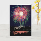 Fireworks-kaart Kaart (Gele Bloem)