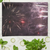 Fireworks Kitchen Towel Theedoek (Gevouwen)