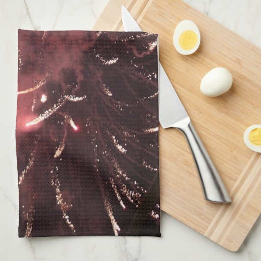 Fireworks Kitchen Towel Theedoek (Quarter Fold)