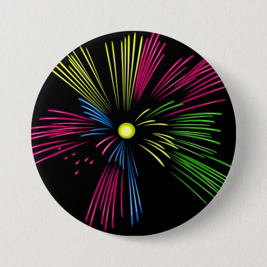 Fireworks-knop Ronde Button 7,6 Cm (Voorkant)
