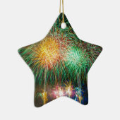 Fireworks Light Japan Festival Keramisch Ornament (Rechts)
