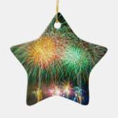 Fireworks Light Japan Festival Keramisch Ornament (Voorkant)