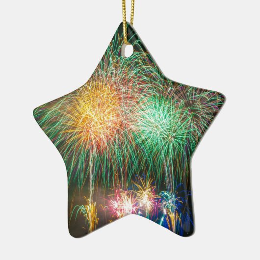 Fireworks Light Japan Festival Keramisch Ornament (Links)