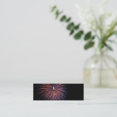 Fireworks Mini Bladwijzer Visitekaartje (Staand voorkant)