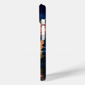 FireWorks Mountain Bridge Village Rivierlandschap Case-Mate iPhone Case (Achterkant / Links)