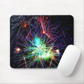 Fireworks Mousepad Muismat (Met muis)