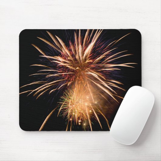 Fireworks Mousepad Muismat (Met muis)