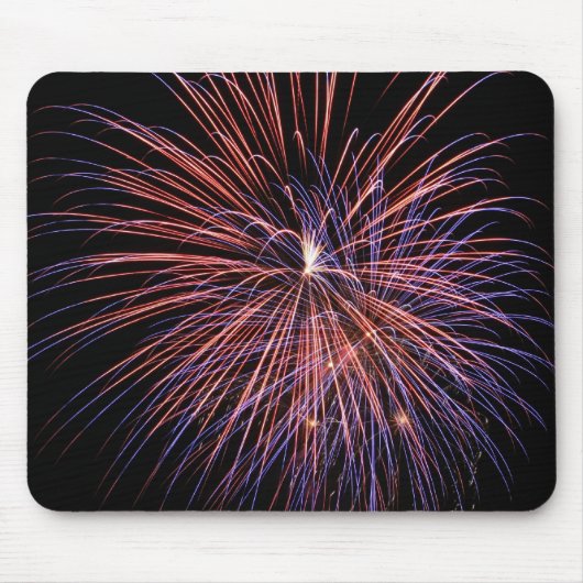Fireworks Mousepad Muismat (Voorkant)