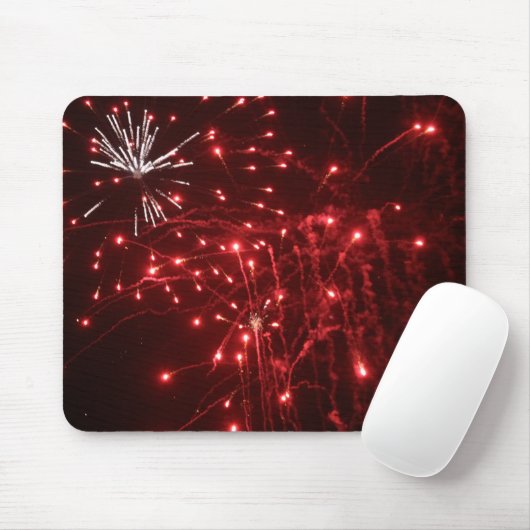 Fireworks Mousepad Muismat (Met muis)