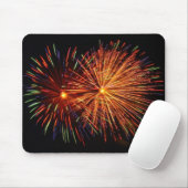 Fireworks Mousepad Muismat (Met muis)