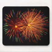 Fireworks Mousepad Muismat (Voorkant)