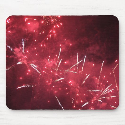 Fireworks Mousepad Muismat (Voorkant)
