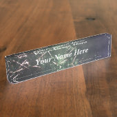 Fireworks Name Bord Naambordje (Zijkant)