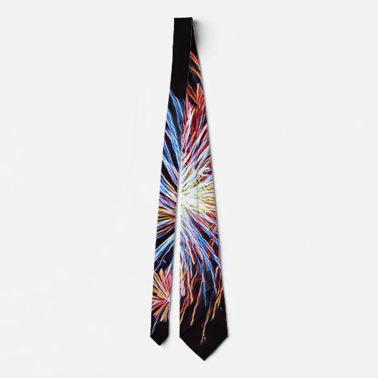 Fireworks Necktie Stropdas (Achterkant)