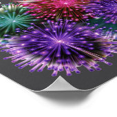 Fireworks New Year's Eve Party Poster (Hoek)