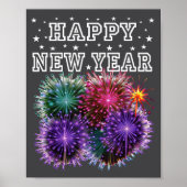 Fireworks New Year's Eve Party  Poster (Voorkant)