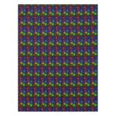 Fireworks op Black New Year Eve Party Tafelkleed (Voorkant)