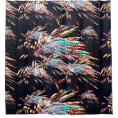 Fireworks over Mt. Olivet Douchegordijn (Voorkant)