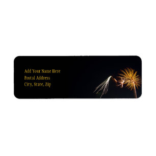 Fireworks P0538-adreslabel Etiket