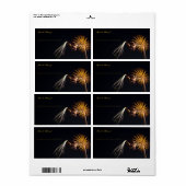 Fireworks P0538 Book Label (Full Sheet)