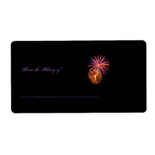 Fireworks P3621-label voor Boek Etiket