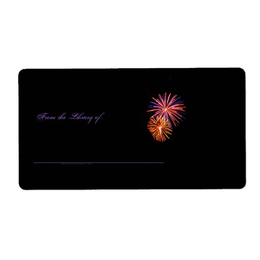 Fireworks P3621-label voor Boek Etiket (Voorkant)