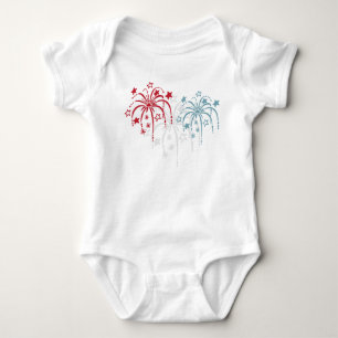 Fireworks Patriotic, 4 juli Shirten Romper