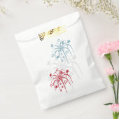 Fireworks Patriotic Paper Goodie Bags Bedankzakje (Gezegeld)