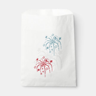 Fireworks Patriotic Paper Goodie Bags Bedankzakje