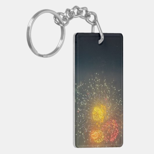 Fireworks Photo Keychain (Voorkant Links)