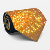 Fireworks Photo Necktie Stropdas (Opgerold)