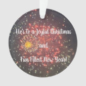 Fireworks Photo Ornament  (voorkant)
