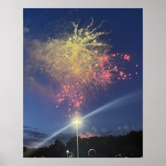 Fireworks Photo Poster (Voorkant)