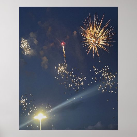 Fireworks Photo Poster (Voorkant)