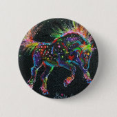 Fireworks Pony Button Pin (Voorkant)