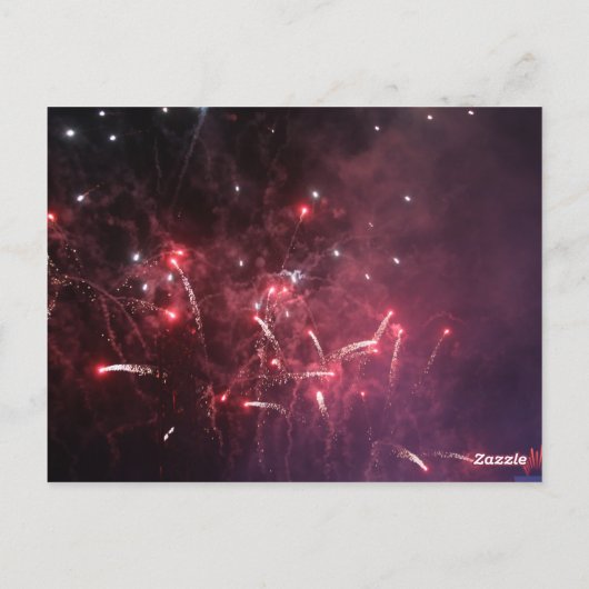Fireworks Post Kaart (Achterkant)