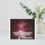 Fireworks-prijsopgave Briefkaart (Staand voorkant)