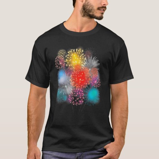 Fireworks Pyro Fireworks Explosion Pyrotechnicus T-shirt (Voorkant)