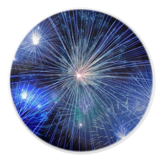 Fireworks-raketten Keramische Knop (Voorkant)