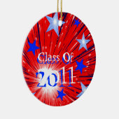 Fireworks Red White Blue 'Class of 2011' ornament (Rechts)