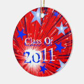 Fireworks Red White Blue 'Class of 2011' ornament (Links)
