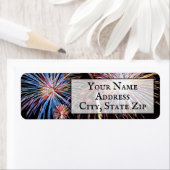 Fireworks Return Address Label (Insitu)