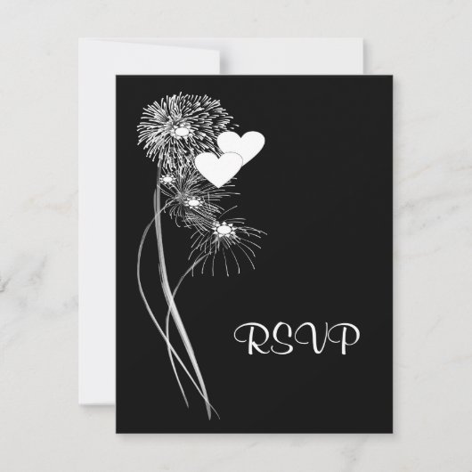 Fireworks RSVP-kaart RSVP Kaartje (Voorkant)